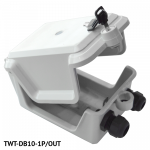 Наружный распределительный бокс, 1 плинт, 10 пар